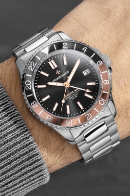 Kurmalı Otomatik Erkek Kol Saati - 3521504C Nereide GMT - 2